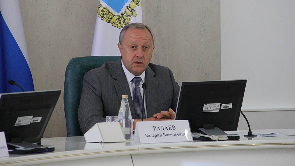 Расходы на содержание губернатора Валерия Радаева в 2015 году выросли на полмиллиона