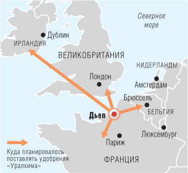 "Уралхим" купил под строительство участок в Дьепе площадью 26 тыс. кв. м и прошел часть согласований в 2008 году. Предполагалось, что "Уралхим" будет завозить на предприятие сухой карбамид в гранулах и переводить его в жидкое состояние. Стоимость проекта оценивалась в €10 млн, предполагаемая мощность 300 тыс. тонн