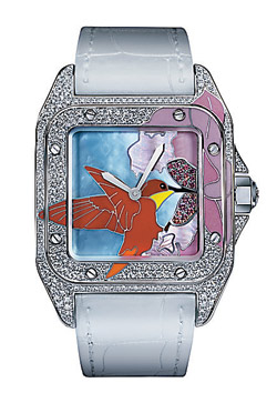 Cartier, Santos 100 Decor Colibri