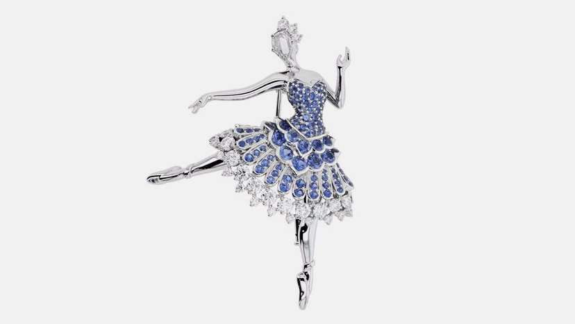 [   "Van Cleef \u0026 Arpels, \u0431\u0440\u043E\u0448\u044C Cardinal Bleu Ballerina, \u0431\u0435\u043B\u043E\u0435 \u0437\u043E\u043B\u043E\u0442\u043E, \u0441\u0430\u043F\u0444\u0438\u0440\u044B, \u0431\u0440\u0438\u043B\u043B\u0438\u0430\u043D\u0442\u044B" ]