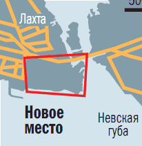 На карте хорошо видно: масштабной стройке здесь ничего не мешает