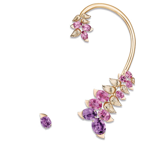 Heliconia Nectar, розовое золото, сапфиры, Piaget 