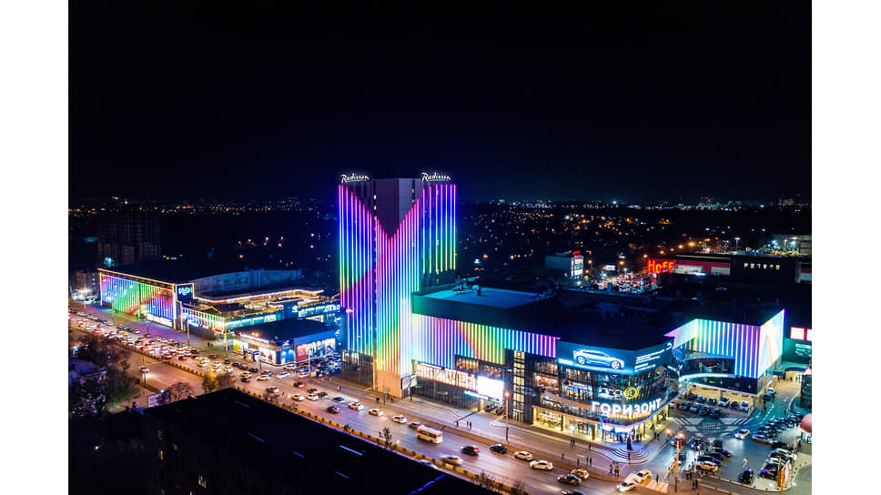 Вид на отель Radisson Hotel Gorizont Rostov-on-Don в Ростове-на-Дону 