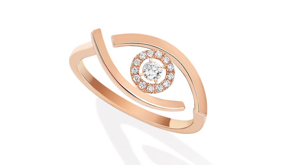 Кольцо из коллекции Lucky Eye от Messika 