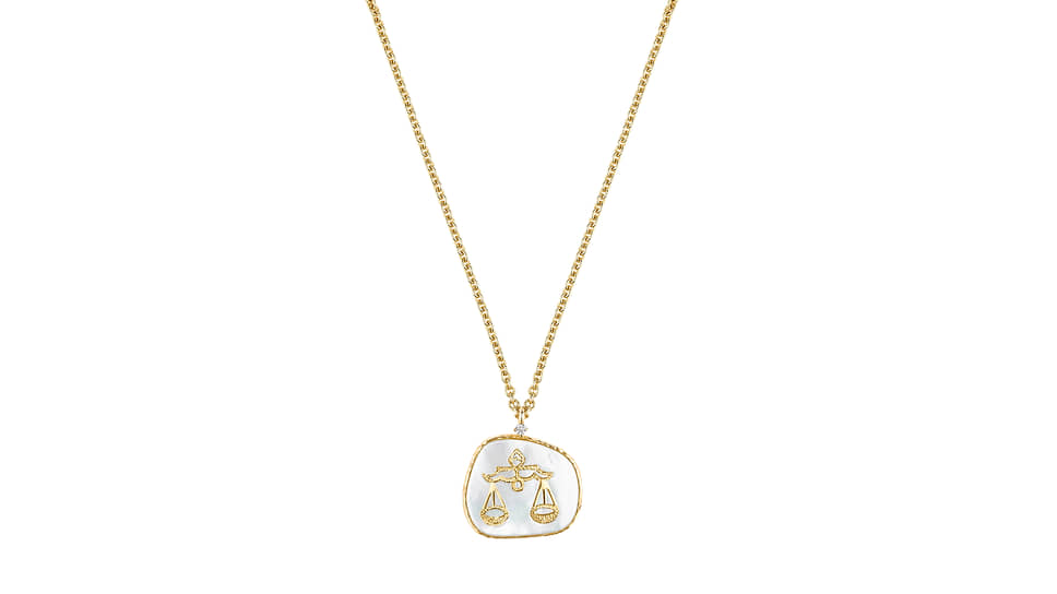 Подвеска Astro, Dior Joaillerie, желтое золото, перламутр, бриллиант 