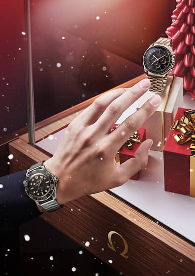 Фото из рекламной кампании часового бренда Omega 