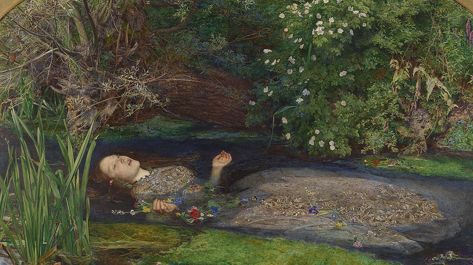 Джон Эверетт Миллес. «Офелия», 1851 год