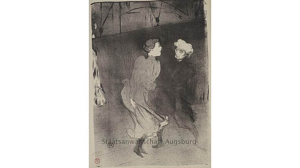 Анри де Тулуз-Лотрек. "Генеральная репетиция в "Фоли-Бержер"", 1893 год  