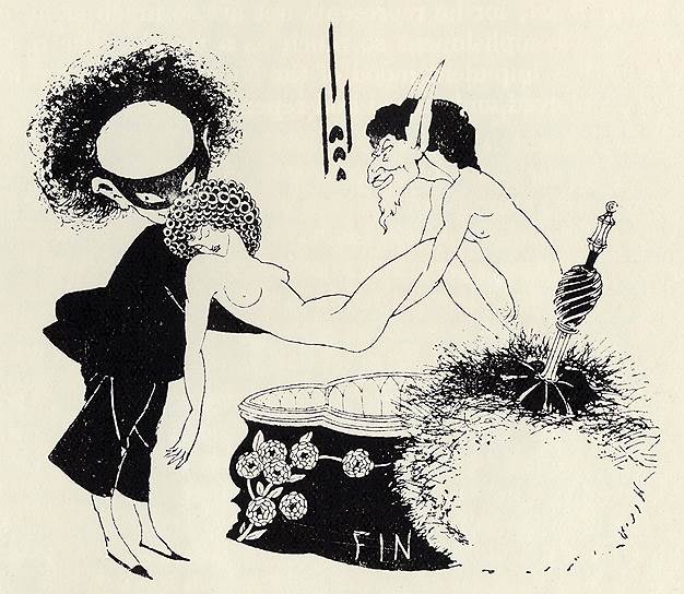 Обри Бердслей. Иллюстрация к "Саломее" Оскара Уайльда, 1894 год