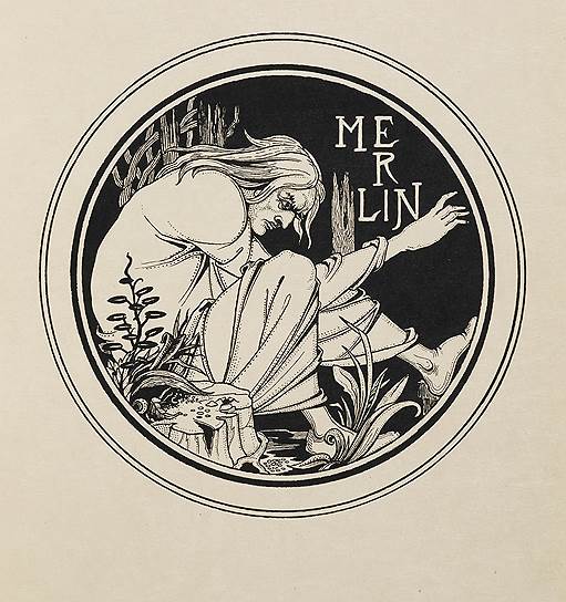 Обри Бердслей. "Мерлин", 1897 год