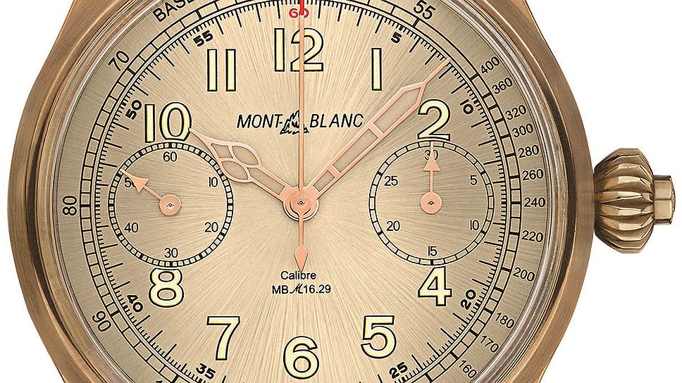 Montblanc. Chronograph Tachymeter Champagne LE100 