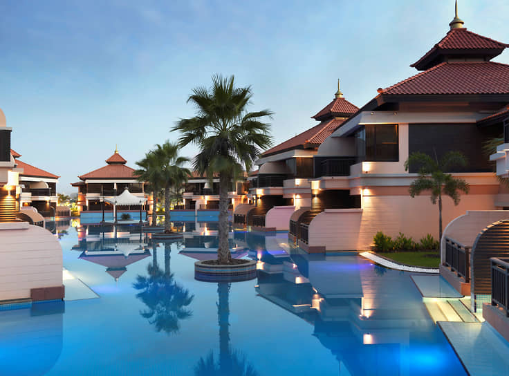 Виды курорта Anantara The Palm Dubai Resort 