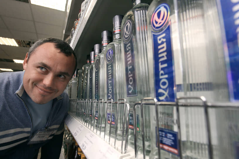Владелец торговой марки «Хортица» Евгений Черняк, 2007 год  