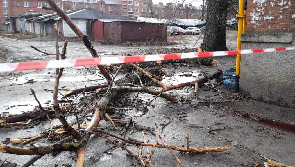 Фото с места происшествия в тамбовском Котовске