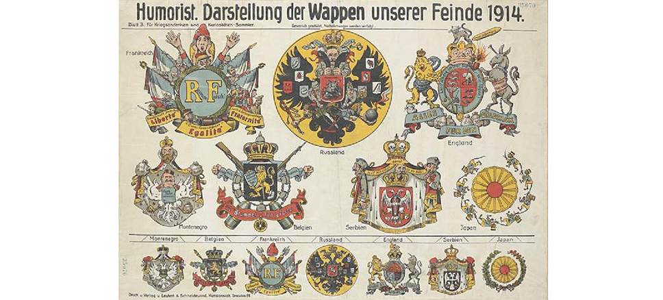 Иллюстрация из журнала "Отечество", ноябрь 1914 года 