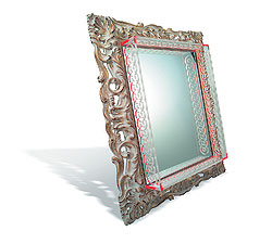 Зеркало Frame it! из коллекции Barock n’roll от Sawaya&Moroni (2005) 