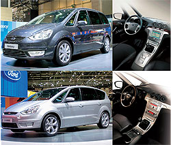 Ford Galaxy (вверху) и Ford S-Max - двойняшки с разным темпераментом: первый - минивэн представительский, второй - спортивный