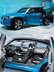 Volkswagen Concept A - помесь кроссовера, спорткупе и кабриолета