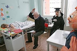 Детская больница N 5 в Санкт-Петербурге уже давно пытается вступить в партнерство с частной компанией, причем главный сторонник этой идеи — главврач больницы Александр Голышев