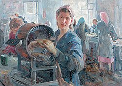 Павел Котов, «Работница», конец 1940-х — начало 1950-х