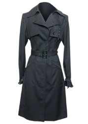 Плащ из хлопка, Stella McCartney (Aizel, с учетом скидки 50% — 36 950 руб.)