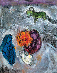 Марк Шагал. «Зеленая лошадка», 1956 г. Галерея Boulakia