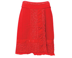 Юбка из смеси хлопка, шерсти и шелка, Kenzo (Kenzo, 18 685 руб.)