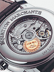 Задняя крышка Equation du Temps Marchante
