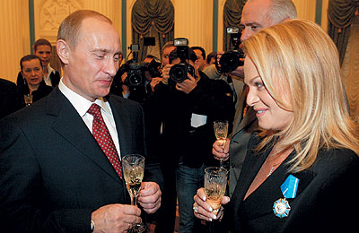 Владимир Путин и Лариса Долина