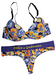 Белье из хлопкового трикотажа, Dolce & Gabbana ("Дикая орхидея")