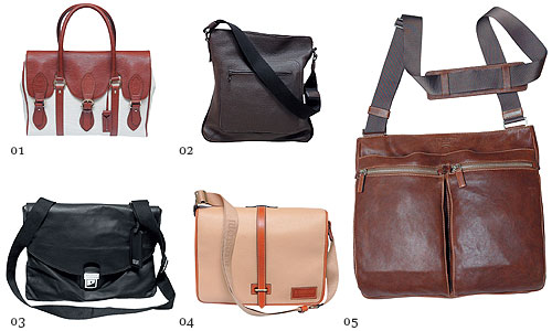 01 - Сумка из кожи и текстиля, Salvatore Ferragamo (Salvatore Ferragamo, 36 225 руб.) 02 - Сумка из кожи, Bottega Veneta (ЦУМ, Luxury Village, 29 700 руб.) 03 - Сумка из кожи, Dolce & Gabbana (Dolce & Gabbana, Luxury Village, 26 650 руб.) 04 - Сумка из кожи и текстиля, a.testoni (a.testoni, 27 298 руб.) 05 - Сумка из кожи, Prada (Prada, Luxury Village, 31 050 руб.)