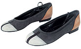 Балетки из кожи, AF Vandevorst (Dad, €310)