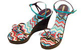 Босоножки из кожи и текстиля, Missoni (Parad, 15 516 руб.)