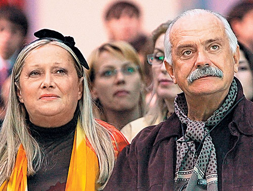 Финал конкурса молодых дизайнеров &mdash; Татьяна Михалкова и Никита Михалков 
