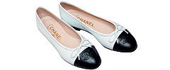 Балетки из кожи, Chanel (Chanel, 15 300 руб.) 