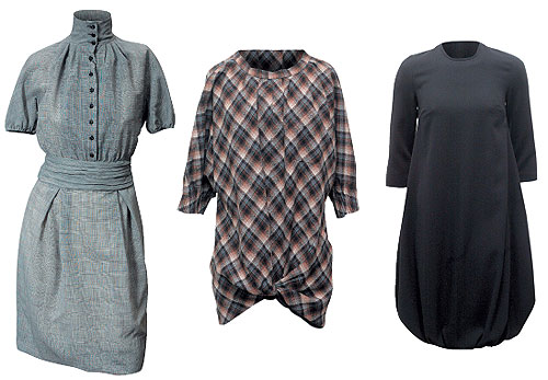 Платье из шерсти, Trussardi ("Крокус Сити Молл", 44 324 руб.) Блуза из шерсти, Marc Jacobs (Aizel, 34 400 руб.) Платье из шерсти, Peter Jensen (UK Style, 16 200 руб.)