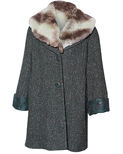 Пальто из шерсти, отделка из искусственного меха, Antonio Marras (Antonio Marras, 63 343 руб.)