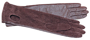 Перчатки из кожи и замши, Undercover (Podium, 12 900 руб.)