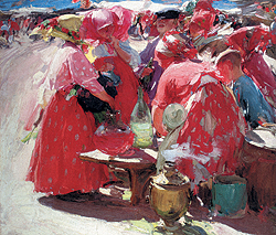 Абрам Архипов. "На рынке", 1919 год. Christie`s эстимейт $280-370 тыс.