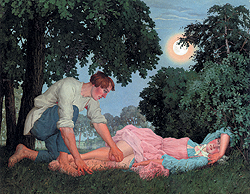 Константин Сомов. "Русская пастораль", 1922 год. Christie`s, $380-560 тыс.