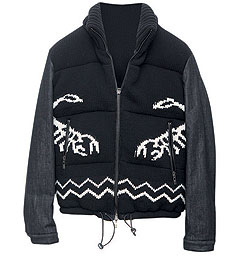 Куртка из шерсти и шерстяного трикотажа, Alexander McQueen (ЦУМ, 31 700 руб.)