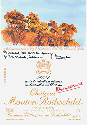 Эскиз для этикетки Chateau Mouton Rothschild 2004 года сделал Чарльз, принц Уэльский