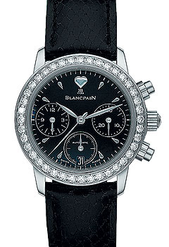 Blancpain (белое золото, бриллианты, кожа питона)
