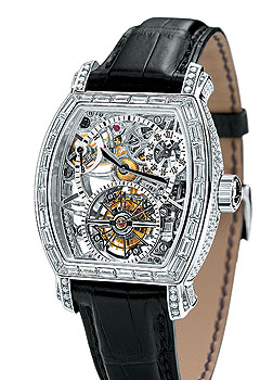 Vacheron Constantin (белое золото, корпус-скелетон, белые бриллианты, кожа)