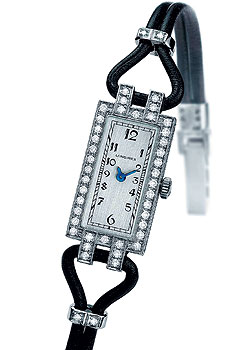 Longines (белое золото, бриллианты, атлас)