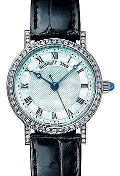 Breguet (белое золото, бриллианты, кожа)