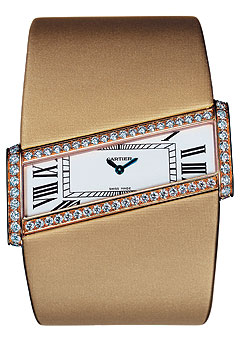 Cartier (желтое золото, бриллианты, атлас)