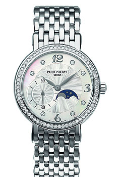 Patek Philippe (белое золото, бриллианты, перламутр)