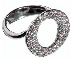 Elsa Peretti for Tiffany & Co. (белое золото, бриллианты)