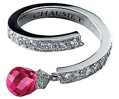 Chaumet (белое золото, бриллианты, розовый турмалин)